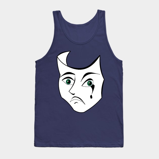 mask Tank Top by jsar